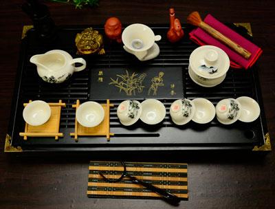 Фарфоровая посуда для чайной церемонии