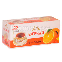Чай Азерчай Апельсин черный 25 пак.