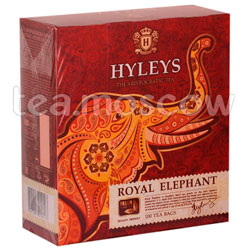 Чай Hyleys Королевский слон черный в пакетиках 100 шт х 2г