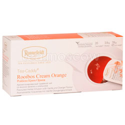 Чай Ronnefeldt Rooibus Cream Orange/Ройбуш Крем Оранж в сашете на чайник (Tea Caddy)
