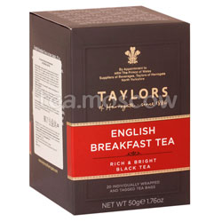 Чай пакетированный Taylors of Harrogate English Breakfast / Английский завтрак 20 шт