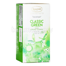 Чай Ronnefeldt Classic Green BIO/Классический Зеленый в пакетиках 25 шт.х1,5 гр