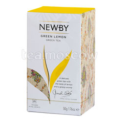 Чай пакетированный Newby Зеленый лимон 25 шт