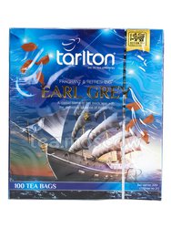 Чай Tarlton Earl Grey черный в пакетиках 100 шт * 2 г