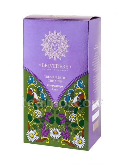 Чай Belvedere листовой Сокровища Альп травяной 100 г
