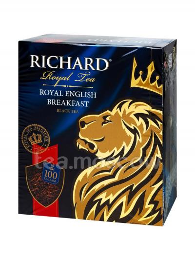 Чай Richard Royal English Breakfast черный 100 пакетиков по 2 г