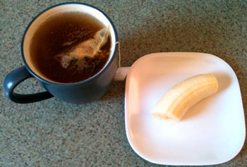 Чай с бананами