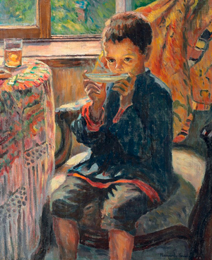 Богданов-Бельский «Мальчик за чаем»