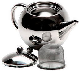 Металлический заварочный чайник