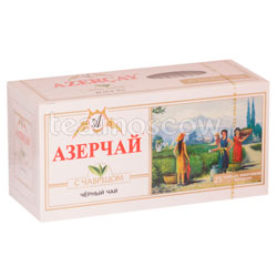 Чай Азерчай Черный с чабрецом 25 пак.