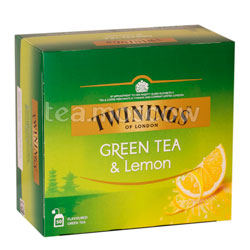 Чай Twinings зеленый  с лимоном (50 пакетиков)