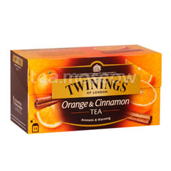 Чай Twinings Черный Апельсин и Корица (25 пакетиков)