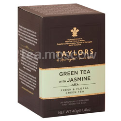 Чай пакетированный Taylors of Harrogate Green Jasmine / Зеленый чай с цветками жасмина 20 шт