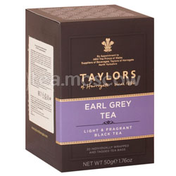 Чай пакетированный Taylors Earl Grey / Эрл Грей 20 шт