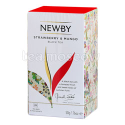 Чай пакетированный Newby Клубника и манго 25 шт