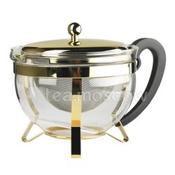 Чайник заварочный с фильтром Bodum Chambord золотой  1,3 л (11656-17)