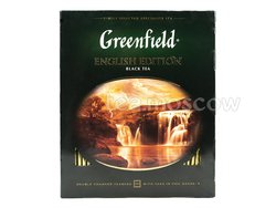 Чай Greenfield English Edition (Инглиш Эдишн) черный в пакетиках 100 шт х  2 г.