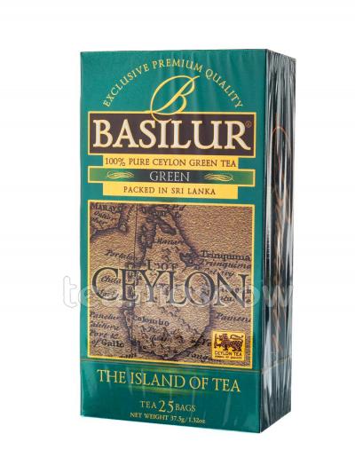 Чай Basilur Остров зеленый в пакетиках 25 шт