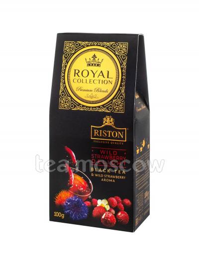 Чай Riston Wild Strawberry черный  ароматизированный 100 г