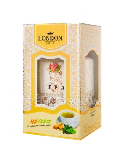 London Tea Club Молочный улун 100 г в фарфоровой чайнице