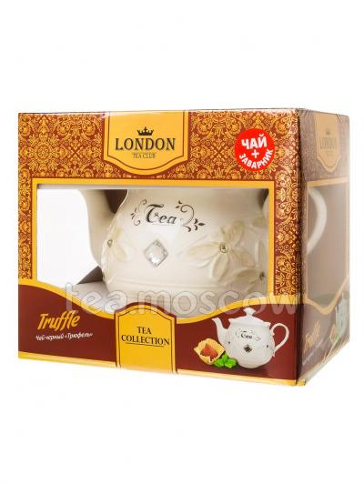 London Tea Club Черный Чай Трюфель 100 г в фарфоровом заварнике