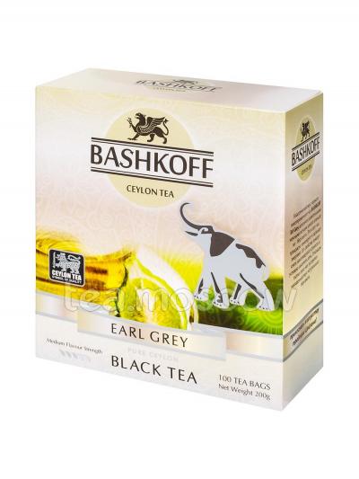 Чай Bashkoff Earl Grey черный с бергамотом в пакетах 100 шт