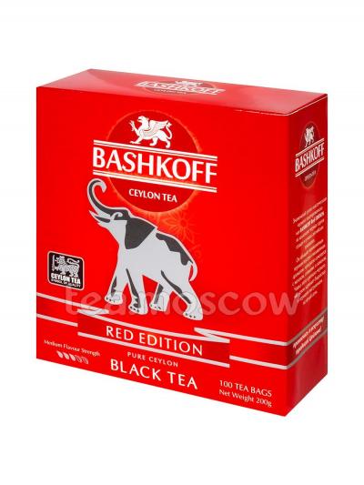 Чай Bashkoff Red Edition черный в пакетах 100 шт