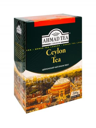 Чай Ahmad Листовой Цейлонский ОР. Черный, 200 гр