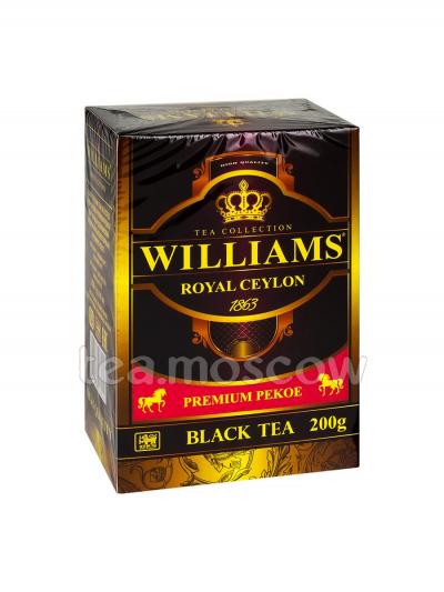 Чай Williams Royal Ceylon черный Супер Пеко 200 г