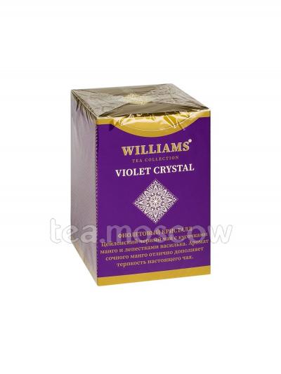 Чай Williams Violet Crystal (Фиолетовый Кристалл) черный с манго и лепестками василька 100 г