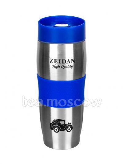 Zeidan Термокружка с крышкой, 420 мл с двойными стенками синий (Z-9044-01)