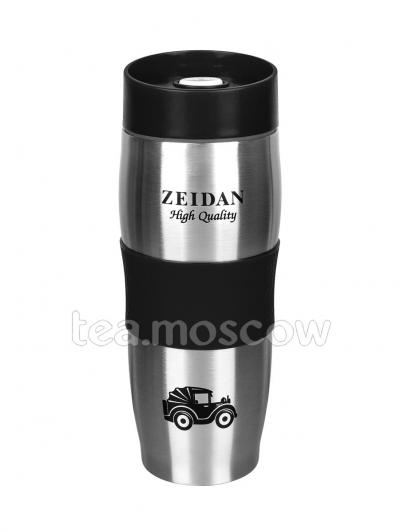 Zeidan Термокружка с крышкой, 420 мл с двойными стенками черный (Z-9044-03)