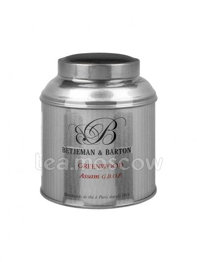 Чай Betjeman & Barton Assam G.B.O.P. Greenwood черный 125 г