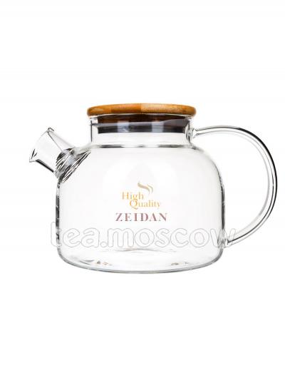 Чайник Zeidan стеклянный 1000 мл бамбук (Z-4299)