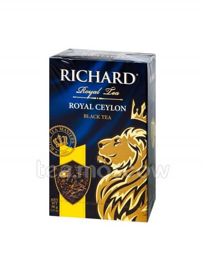 Чай Richard Royal Ceylon черный крупнолистовой, 90г