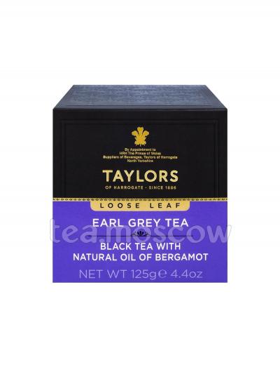 Чай Taylors листовой черный Эрл Грей 125 г 