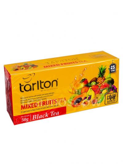 Чай Tarlton Фруктовый микс черный в пакетиках 25 шт