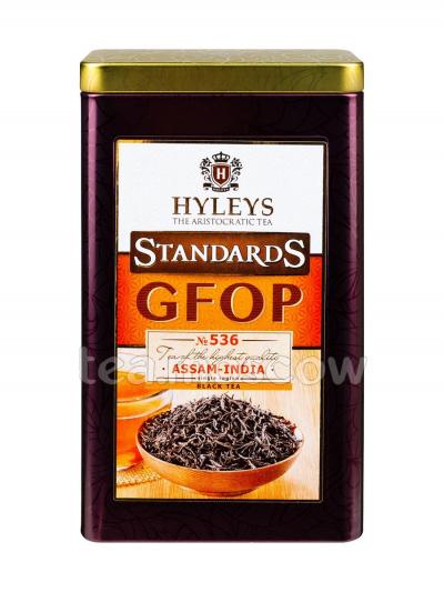 Чай Hyleys Standards Assam India GFOP №536 черный 80 г ж.б. 