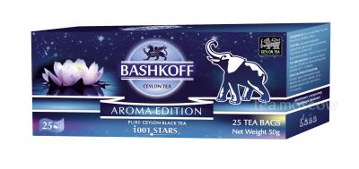 Чай Bashkoff 1001 Stars Aroma Edition черный в пакетиках 25 шт