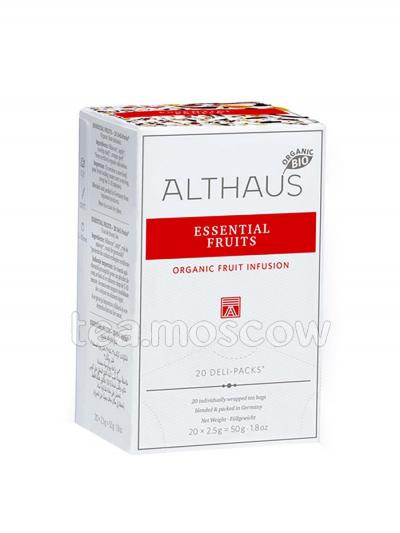 Чай Althaus Essential Fruits (Фруктовое Искушение) фруктовый в пакетиках 20 шт 