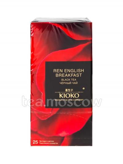 Чай Kioko English Breakfast черный английский завтрак пакетированный 25 пак