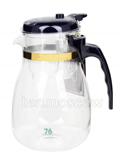 Чайник стеклянный Типод Brand 76 с ключом 970 мл