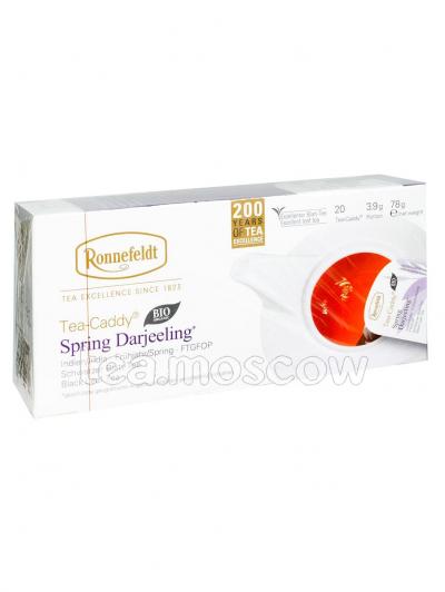Чай Ronnefeldt Darjeeling Spring / Дарджилинг Весенний в саше на чайник (Tea Caddy) черный 20 пак