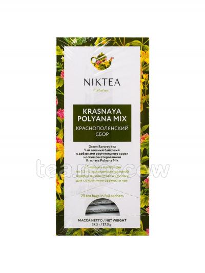 Чай Niktea Krasnaya Polyana Mix (Краснополянский Сбор) зеленый с добавками в пакетиках 25 шт