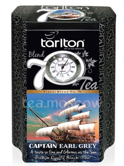 Чай Tarlton Earl Grey с часами черный 200 г  ж.б.