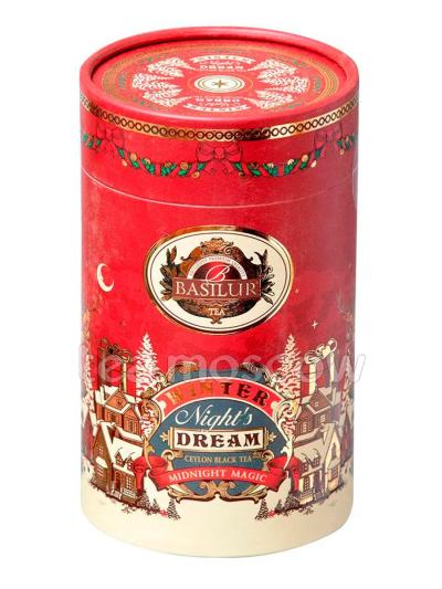 Чай Basilur Сон в зимнюю ночь «Магия полуночи» черный 75 г